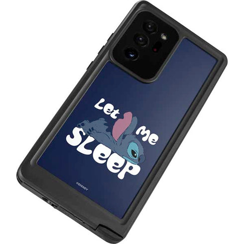 Disney Lilo and Stitch Let Me Sleep Galaxy Note20 Ultra 5G Waterproof Case